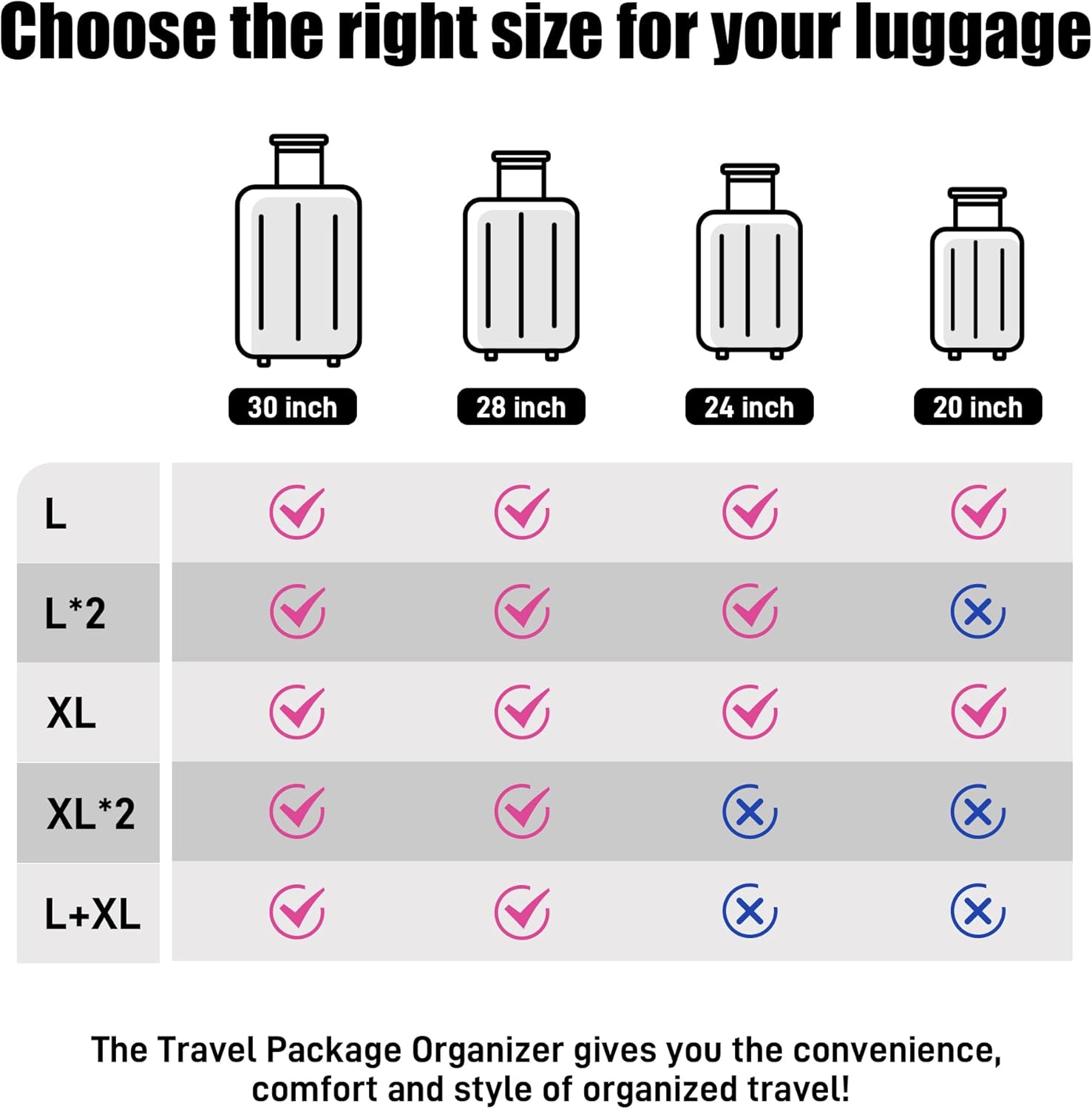 Twira Portable Hanging Travel Shelves, Suitcase Organizer, Packing Cubes for Travel, Carry-On Closet Insert, X-Large Capacity Travel Bags Collapsible 4-Shelf Travel Closet with 2 Hooks (Grey) - Image 5